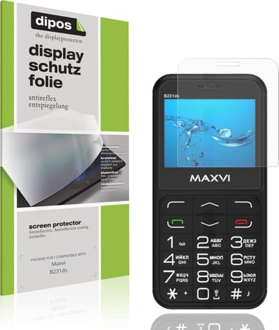 dipos – 4x Matte Beschermfolie geschikt voor Maxvi B231ds | Krasbestendige & antireflecterende Screenprotector Ultra-Thin