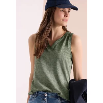 Gekleurde jersey top