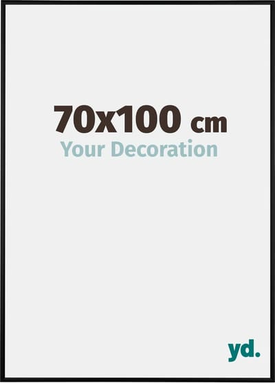 Your Decoration - Fotolijst 70x100 cm - Aluminium - Zwart Mat - Kent