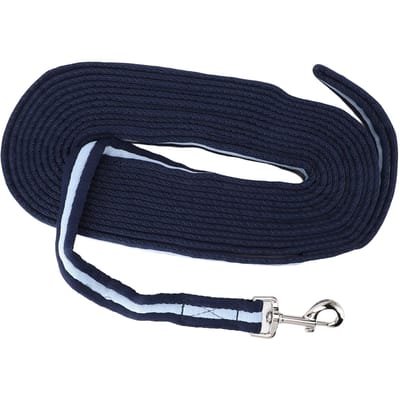 Paardentrainingskoord Marineblauw 26.2ft Polyester Roestvrij Staal Paardenteugel voor Paardrijden