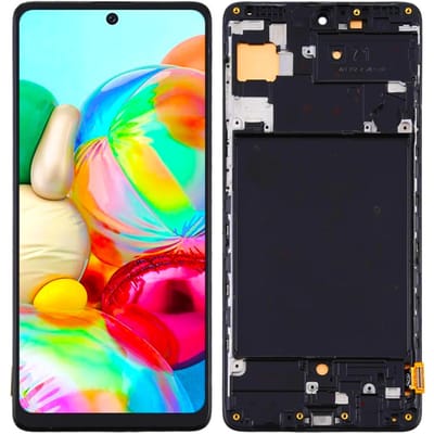 Écran LCD + Écran tactile Samsung Galaxy A71 Sm-A715F Incell Cadre Noir
