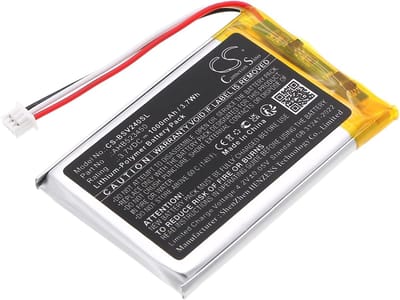 Batterij Vervanging - Reserve Batterij - Babyfoon Gebruik - 1000mAh Capaciteit - 3.7V - Zwart