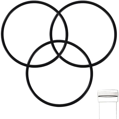 Dailygoods - 3 Stuks Vervangende O-Ringen voor Waterfilters - 8,9 cm Rubberen O-Ring
