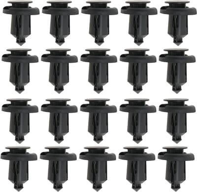 Dailygoods- Retainer Clip 20 Stuks - Bumper/Fender Guard - Kunststof - 25x20x10mm - Compatibel met Honda - OEM 91506S9A003 - Bumperclip