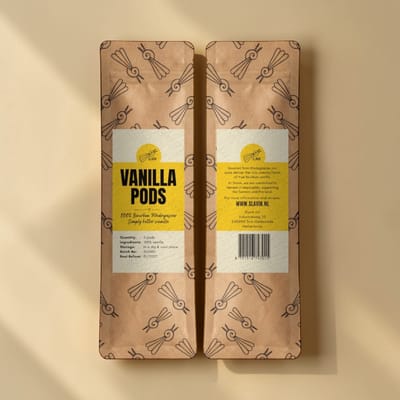 Slavik | Bourbon Vanillestokjes Madagaskar - Verse Vanille Peulen - 5 stuks