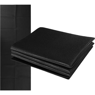 Opvouwbare yogamat 68 x 27 inch 4 mm superdunne PVC-yogamat voor strandparkreizen picknick pilates
