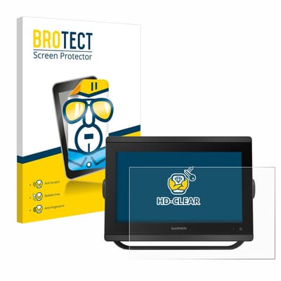 BROTECT - Screenprotector voor Garmin GPSMAP 8412 xsv - Folie Beschermfolie transparant