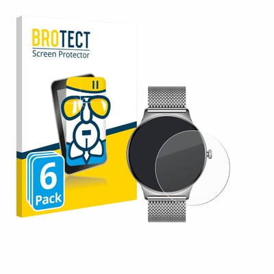 Screenprotector 6 Stuks voor Pireware Slim Smartwatch Beschermglas transparant