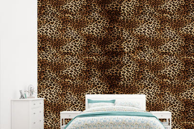 Behang - Fotobehang Luipaard - Patronen - Dieren - Breedte 315 cm x hoogte 260 cm