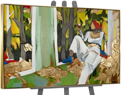 Canvas schilderij groot handgeschilderd inspiratie abstract levendig – YS-Art Gallery – Inspirerende wanddecoratie voor woonkamer – Modern schilderij voor kantoor en hal