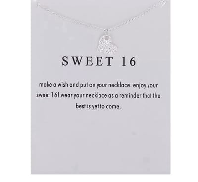 Akyol - ketting - cadeau voor vriendin - cadeau - ketting sweet 16 - verjaardag - sweet 16 - verjaardags cadeau - happy birthday - happy birthday topper