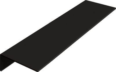 Schulte doucheplanchet -gemakkelijk te lijmen doucherek - eenvoudig zonder te boren - 33x9.5x3.5 cm - kleur zwart - hangend badkamerschapje D1852 68