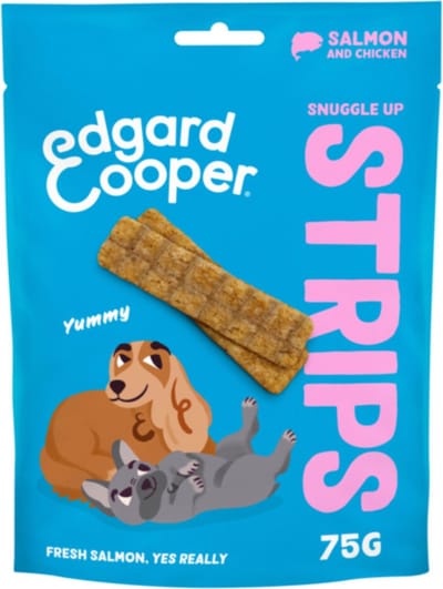 Edgard & Cooper Strips 75 g - Hondensnacks - Zalm