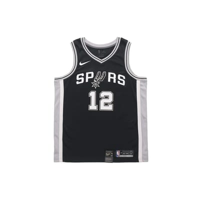 Nike NBA Basketbalshirt, Fan Edition, Spurs Nr. 12 Aldridge Heren Tops Zwart 864509-011 XL gray