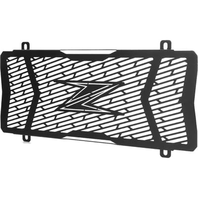 Protection de Grille de Radiateur Acier Cache de Grille Protecteur Moto Remodelage Convient pour Z650 Z 650 Z‑650 2017‑2020 black