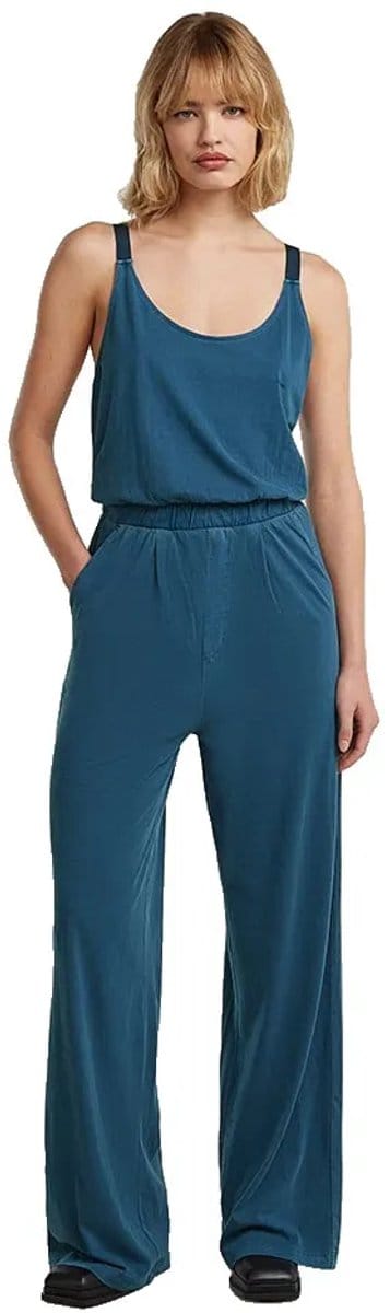 G-star Strappy Regular Fit Mouwloze Jumpsuit Blauw M Vrouw