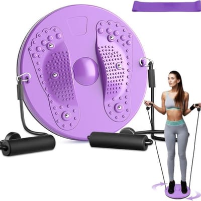 Multifunctionele Twist Taille Schijf met Touw voor Fitness en Buikspieroefeningen