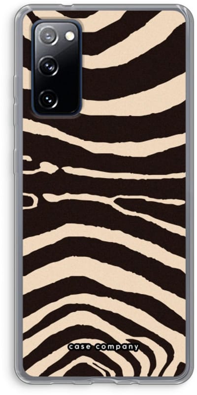 Case Company® - Hoesje geschikt voor Samsung Galaxy S20 FE / S20 FE 5G hoesje - Arizona Zebra - Soft Cover Telefoonhoesje - Bescherming aan alle Kanten en Schermrand
