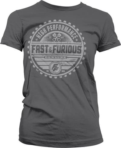 The Fast And The Furious Dames Tshirt -M- Genuine Brand Grijs
