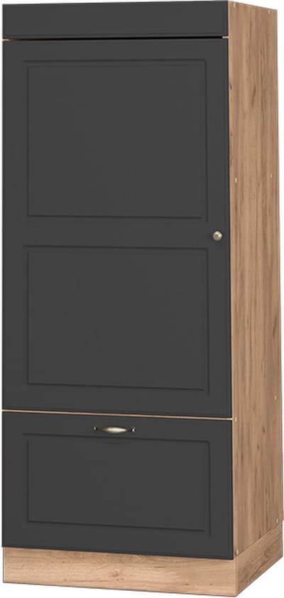 Vicco Hoge kast Fame-Line, Anthrazit-Gold landelijk/Goudkleurig Eiken, 60 cm