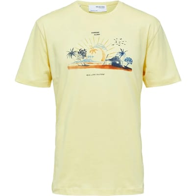 Collar-o T-shirt Selected Slhrelaxcasa