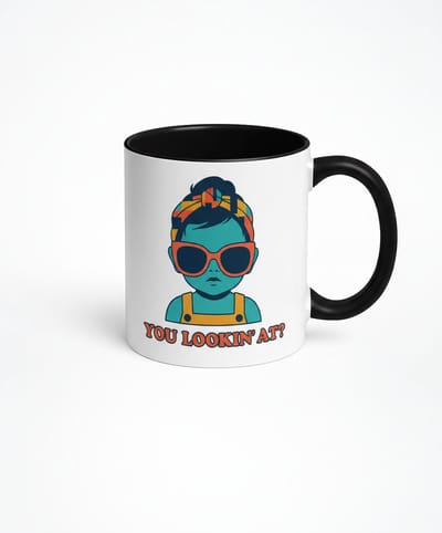 You Lookin' At Mok - Unieke Koffiemok met Attitude