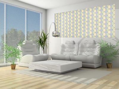 Modern Abstract Diamond Photo Wallcovering