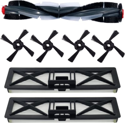 7stuks - geschikt voor Neato Botvac D Series D7 - D75 - D3 - D4 - D5 - D6 - D8 - D80 - D85 Robot Vacuum Cleaner - Accessories Kit 1 Main Brush - 4 Side Brush - 2 Ultra Performance Filter - vervanging onderdelen
