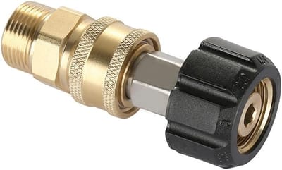 Adapterset voor Hogedrukreiniger - M22-14 Koppelingen, Universele Nozzle Adapter en 1/4 Quick Release voor Accessoires en Verbeterde Reiniging