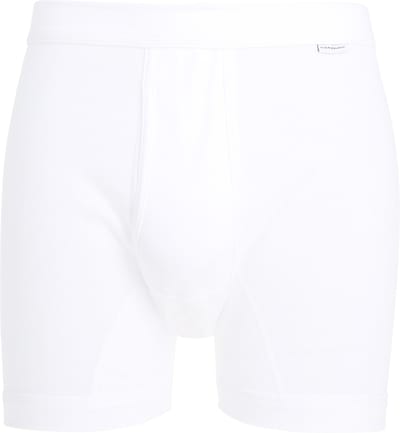 Gotzburg heren boxer lang met gulp (1-pack) - wit