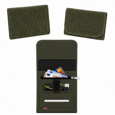 Champ Shag Etui - Tabak Etui - Ribstof - Medium - Groen