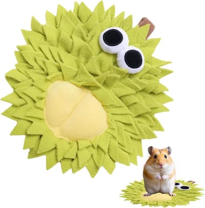 Snuffelmat Hond - Voerpuzzel Hond - Mentale Stimulatie - Fruit Vormen - 25 x 20 x 3 cm - Durian