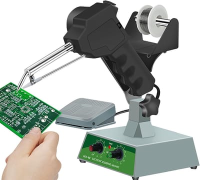 Soldeerstation - Automatisch Solderen - Elektronica Reparatie - Handsfree Bediening - 80W Vermogen - Zwart