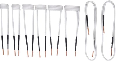 Dailygoods- Gereedschapset 8 Stuks - Boutverwijderaarspoelen - Bestand tegen Warmte - Oxidatiebestendig - Messing Kern - Flexibele Spoelen 750 mm - Inductiespoel