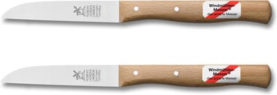 Robert Herder Molenmes – Schilmesje – Recht Lemmet 85 mm – RVS – Heft Beukenhout – 2 Stuks