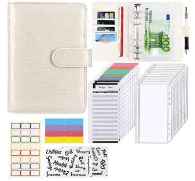 Budget Planner met Geldmapjes - Budget Planner - Invulboekjes - Kasboek - Huishoudboekje - Invulboekjes - Uitgaven Boekje - Budgetplanners - LOUZIR