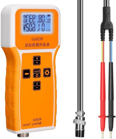 Batterij Tester - Weerstandsmeter - Accu Controle - Draadloze Meting - 18 x 9 x 3.5 cm - Meerkleurig