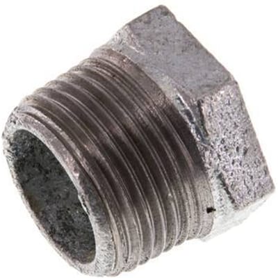 R 1'' x Rp 3/4'' M/F Verzinkt Gietijzeren Verloopring 25 Bar [5 Stuks]