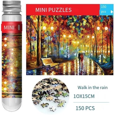 150 Mini Reageerbuis Puzzel Decompressie Cartoon Puzzelstukjes Cadeau Legpuzzel Op Maat Reis Papieren Puzzels voor Kinderen Volwassene