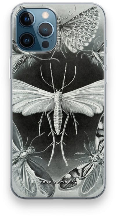 Case Company® - Hoesje geschikt voor iPhone 12 Pro hoesje - Haeckel Tineida - Soft Cover Telefoonhoesje - Bescherming aan alle Kanten en Schermrand