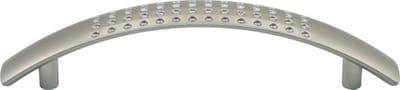 Starx Greep perfo - gebogen - 96mm - RVS-kleur