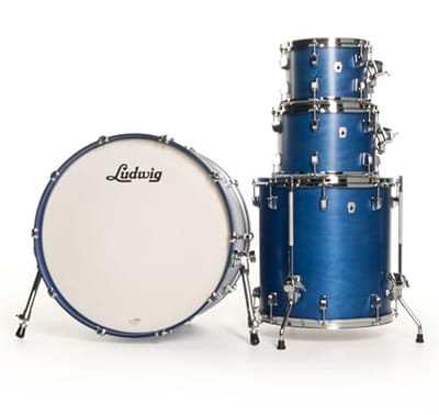Ludwig Neusonic Shell Set MOD2 PB Satin Royal Blue - Drum ketel set