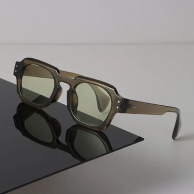 Vintage Rechthoekige Zonnebril voor Dames Heren Mode Designer Luxe Merk Casual UV-Bescherming Other gray