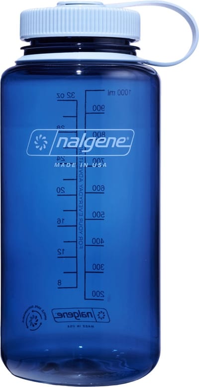 Nalgene - Wide Mouth Bottle - drinkfles - waterfles - lekvrij - 1000ml - BPA Free - SUSTAIN - Indigo