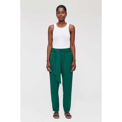 ZENGGI Fluid Easy Pants Malachite Größe: XS | Straight Jeans Outlet | Damen | Grün