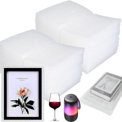 100x Transparante Bubbelzakjes 20x25 cm - Schokbestendige Wikkelzakken voor Verzending