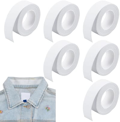 Dailygoods- Zweetpads - Zelfklevend - Kraagbescherming - Onzichtbaar - Voor Overhemden - Set van 6 Rollen - Kraagbanden