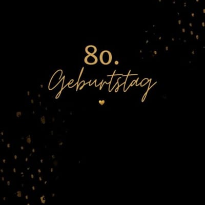 80. Geburtstag- Gästebuch Blanko - Julia S. Klein