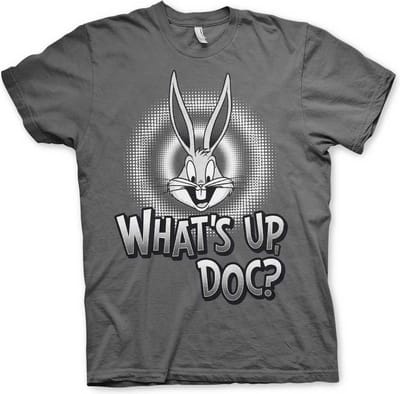 Looney Tunes Heren Tshirt -S- What's Up, Doc Grijs