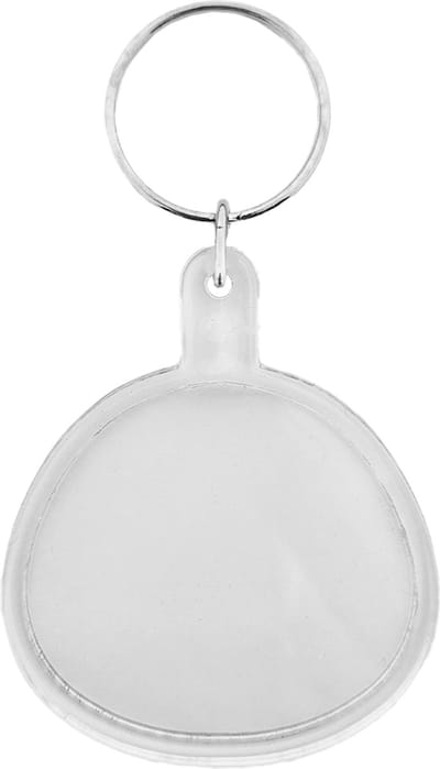 CombiCraft Plexiglas sleutelhanger blanco realeaux driehoek 51x62mm - 10 stuks